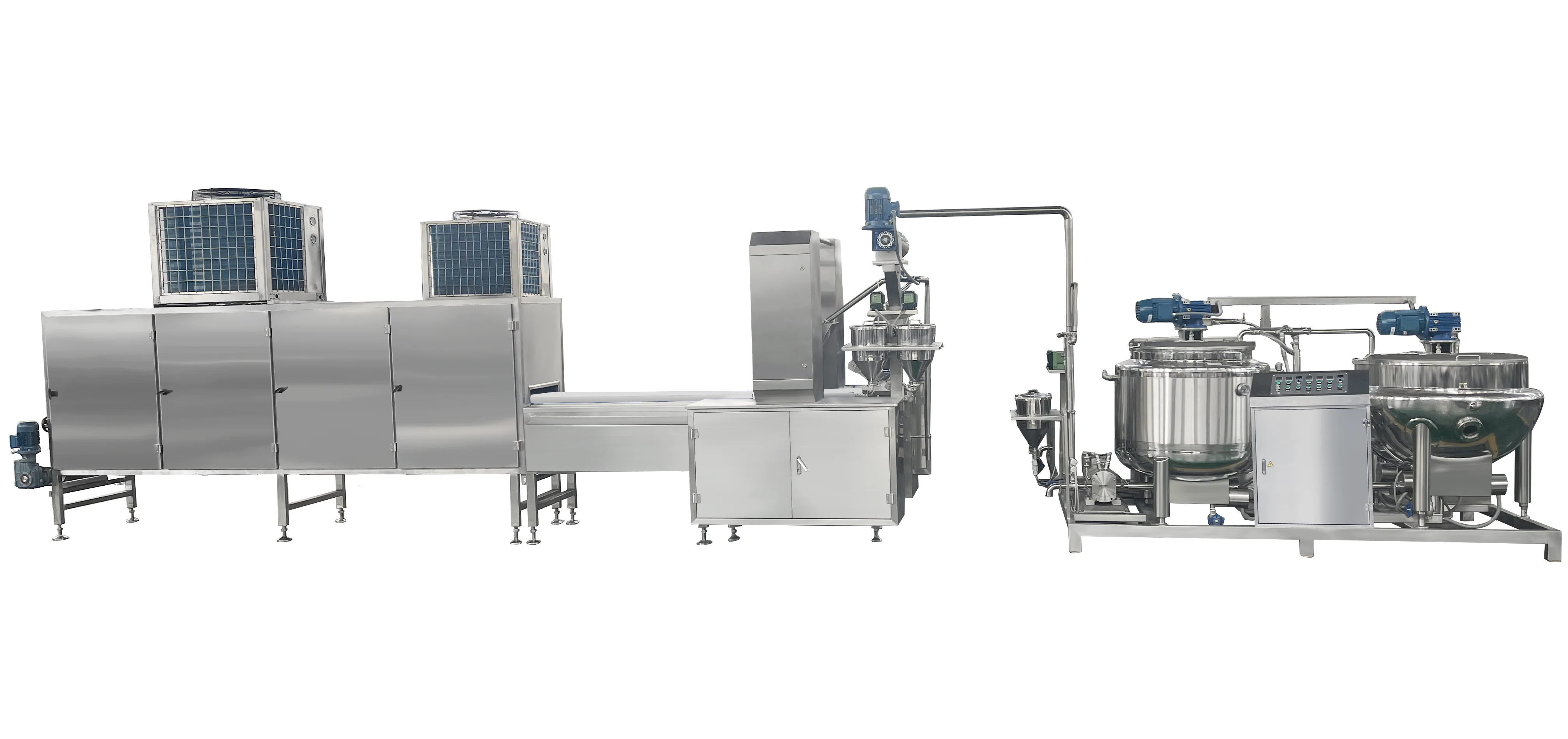 popular fully automated gummy jelly candy machine inside filled gummy candy machine