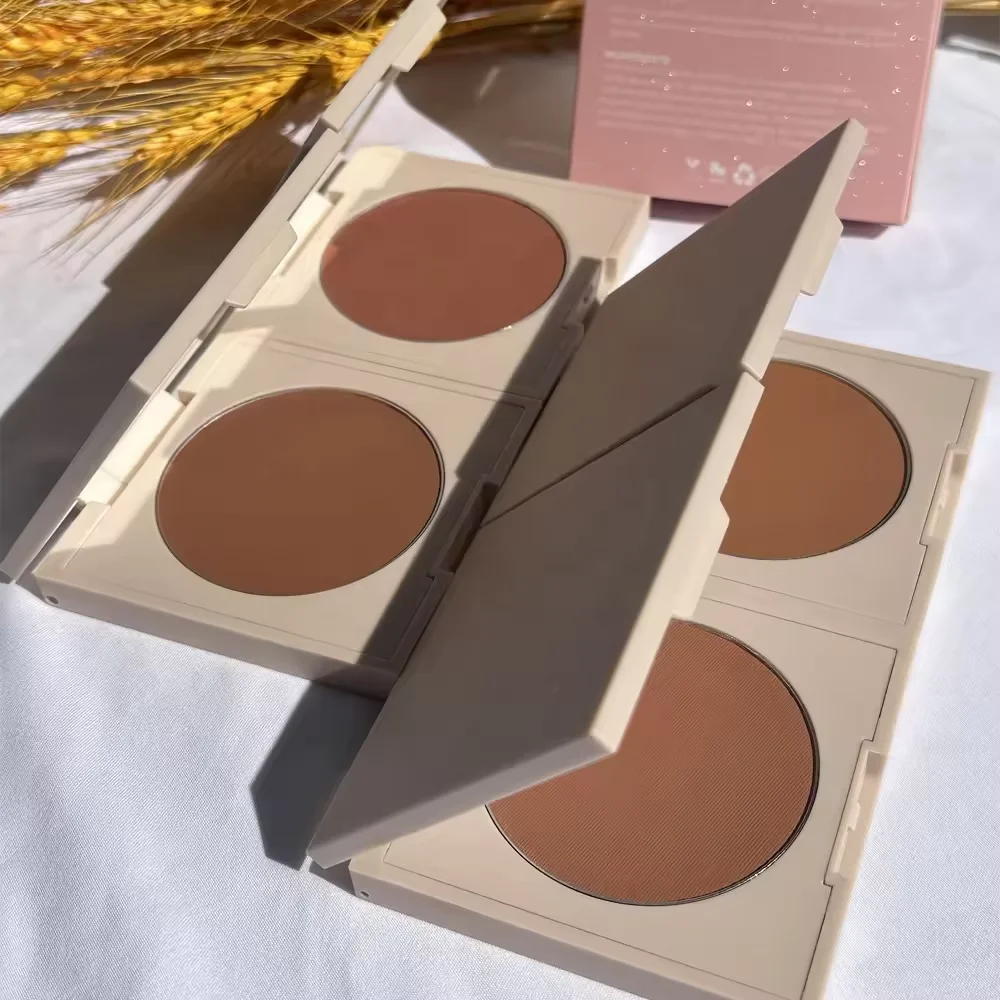 Face Shading Powder Makeup Face Make up Contouring Bronzer 4 Colors Palette Contour Palette