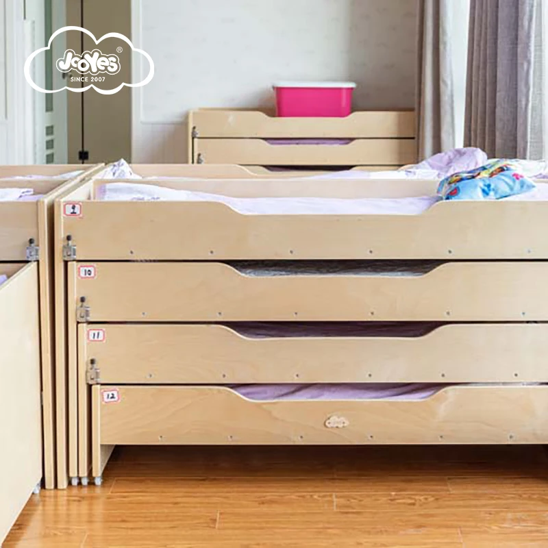 Kindergarten children furniture sets wood school children bunk bed