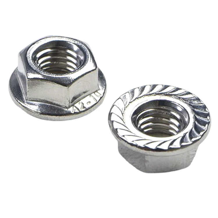 Trapezoidal Wooden Insert Flanged Hex Drive Head Furniture Cable Flange Nylock Castle Nut