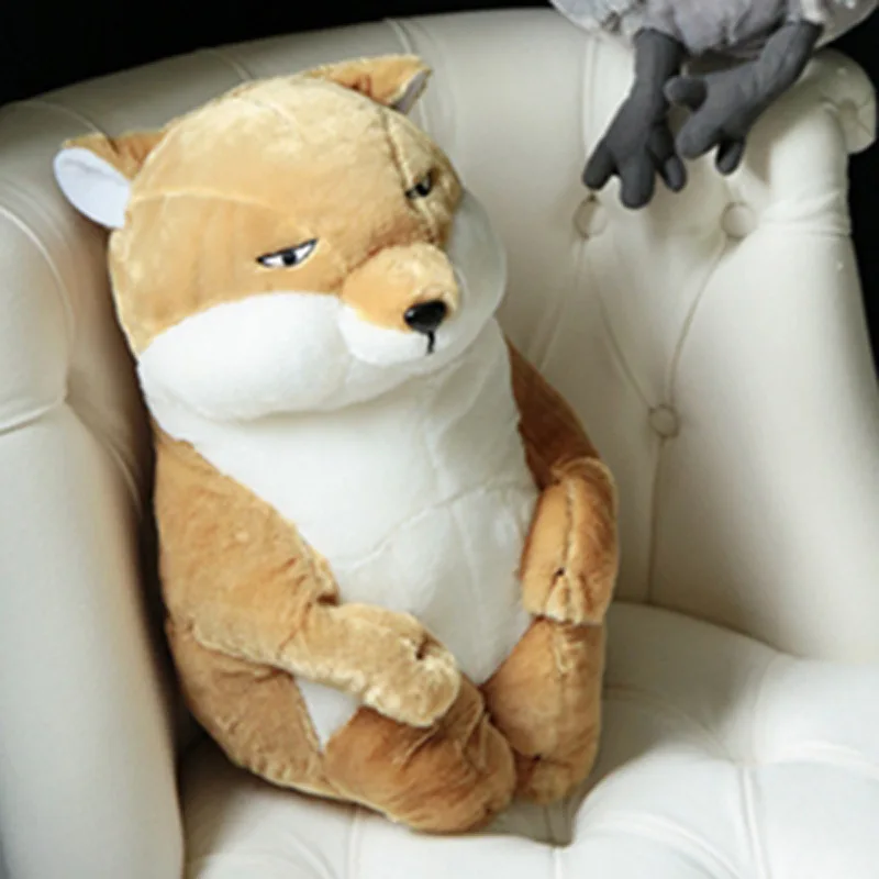 Creative custom Japan stuffed soft doll sitting toucan doll tibetan fox plush toy