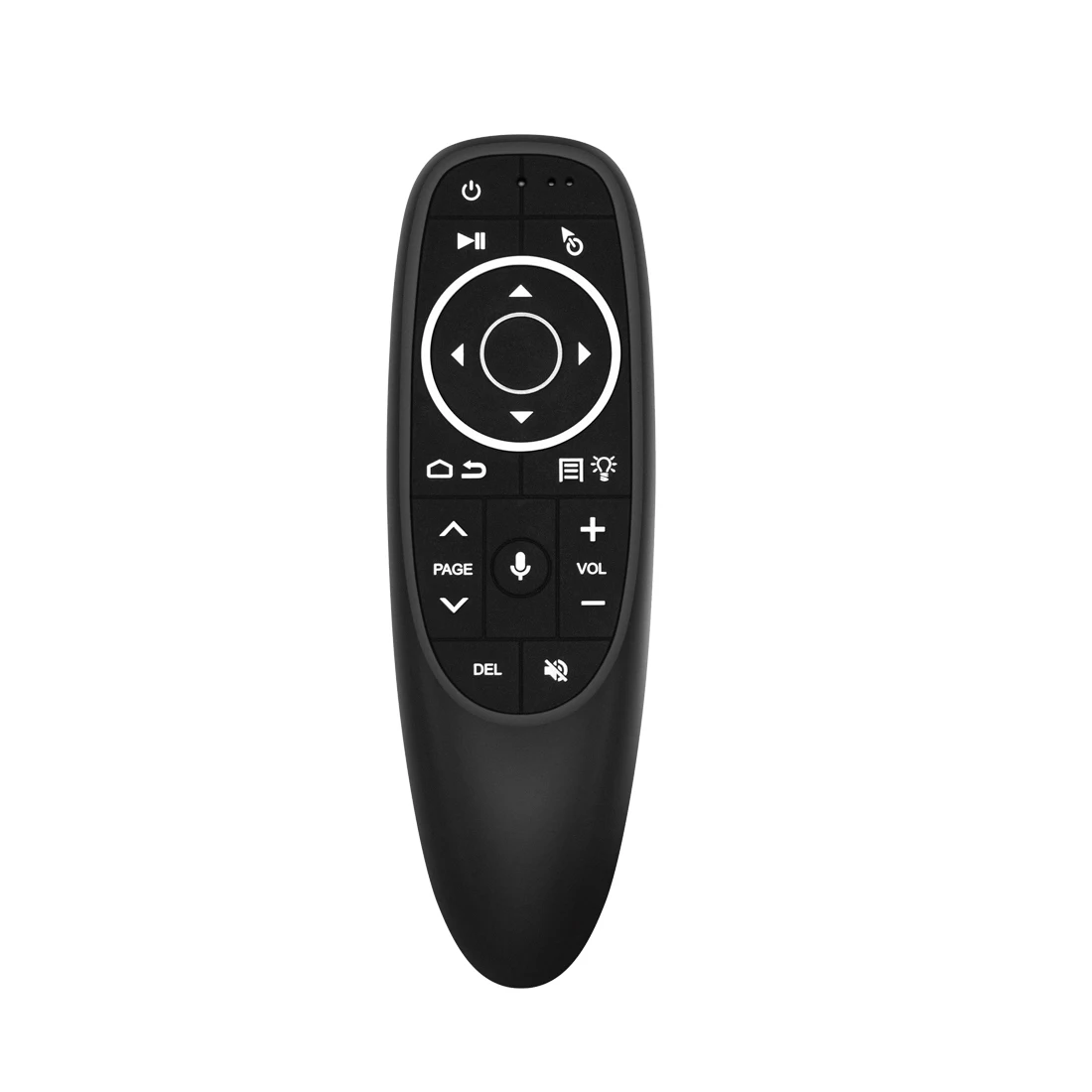 RK New Arrival G10s Pro Air Mouse 6 Axis Gyroscope White Backlit IR Leanning Voice 2.4GHz Wireless USB Receiver for Android TV B