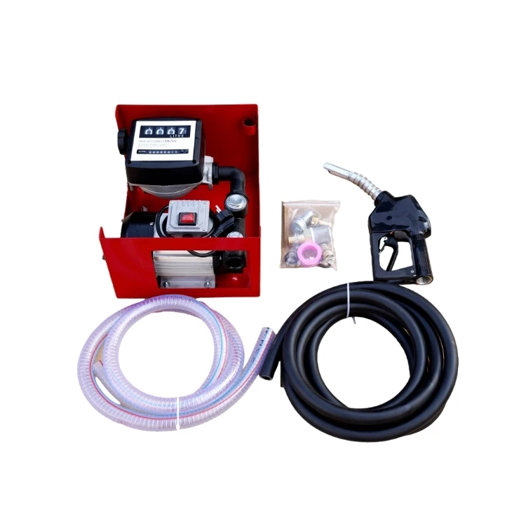 High quality and durable car portable fuel dispenser set refueling pump assembly 220V-550W