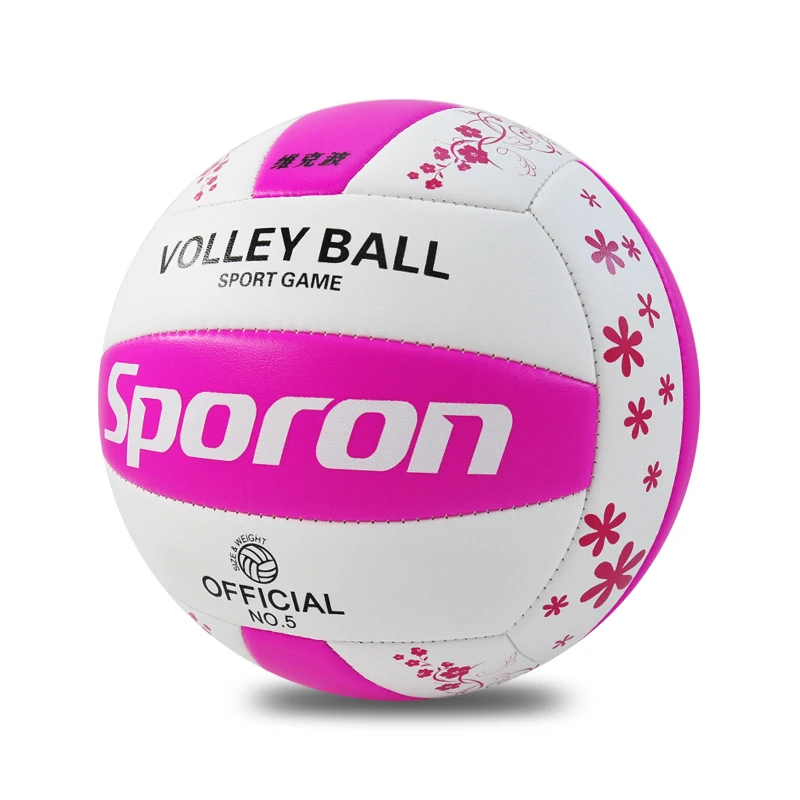amazon hot selling Machine stitched foamed PVC volleyball size 5 4 3 2 1 custom personalized beach balls