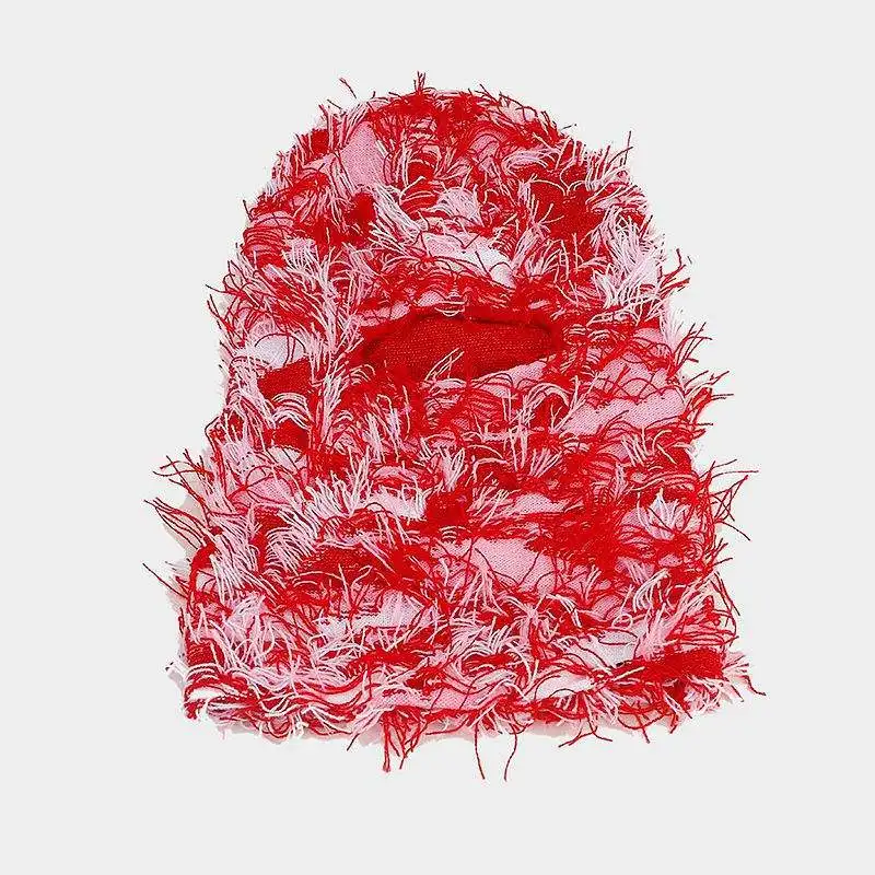 Wholesale Balaclava Mask Knitted Beanie Warmer Full Face Winter Hat Distressed Outdoor Cycling Ski Balaclava Mask