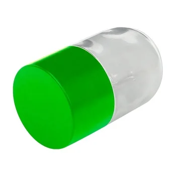 UKETA Wholesale 3.5OZ Custom Packaging Logo Printed Round Bottom CR Glass Jar With Child Resistant Lid Smell Proof Jar
