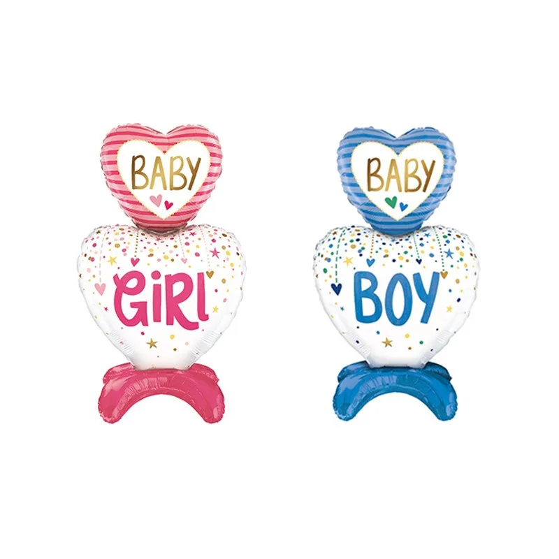 Customized Globos Supplies Nice Base Standing Dream Standing Wedding Cake Gender Reveal Baby Shower Boy Girl Love Balloon