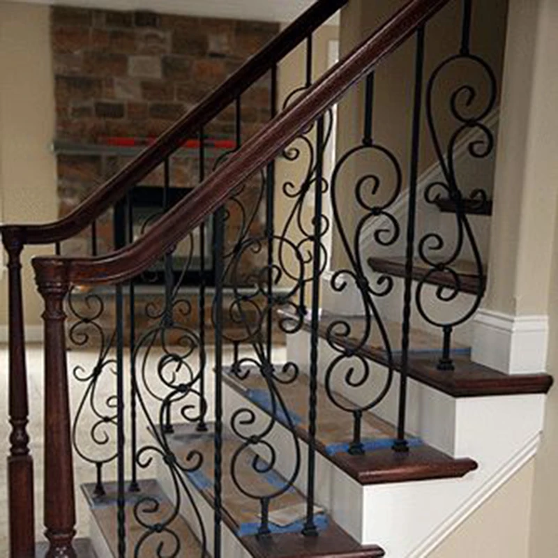 classical artistic wrought iron handrail designs
