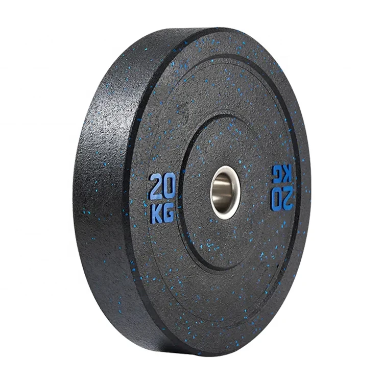Crumb Weight Lifting Plates Black Hi Temp Rubber Colored Dots Free Weights Bumper Plates