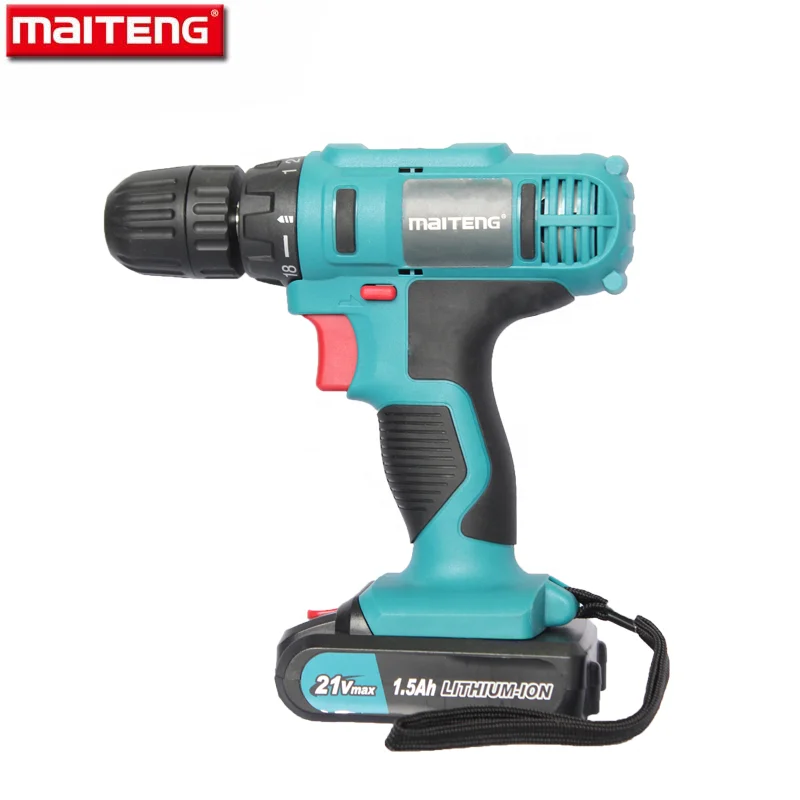 
high quality power tools Cordless electric + Drill Set 18V With 1.5AH Replacement Batteries 