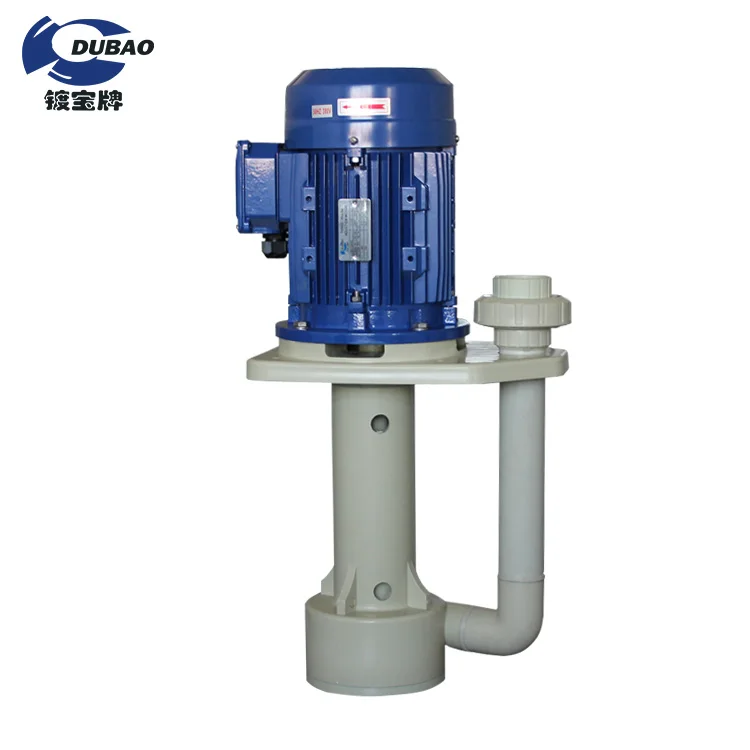 Dosing pump chemical vertical submerged centrifugal plastic pump for industrial equipment