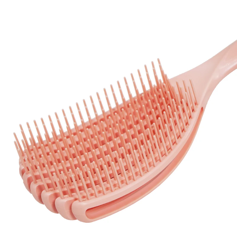 Shell Elastic Plastic Detangling Brush Detangling Hair Combs Hair Detangler Brush For Hair