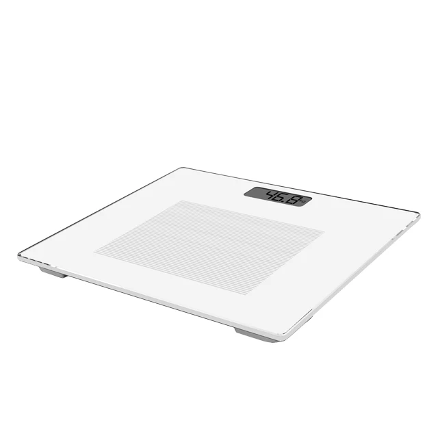 Тонкий дизайн горячие продаважи стекло платформы ЖК-дисплей для тела со шкалой использования в ванной комнате