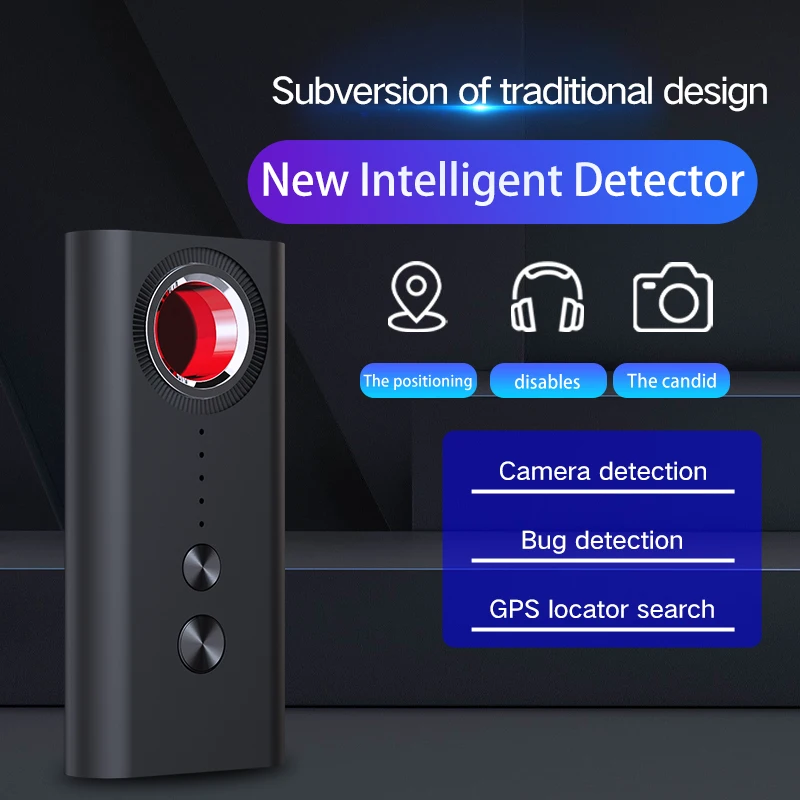 T1 Portable Hidden Camera Detector Multi-Function Anti-Monitoring Anti-Spy Gps Signal Finder Locator Blocker Bug Detector