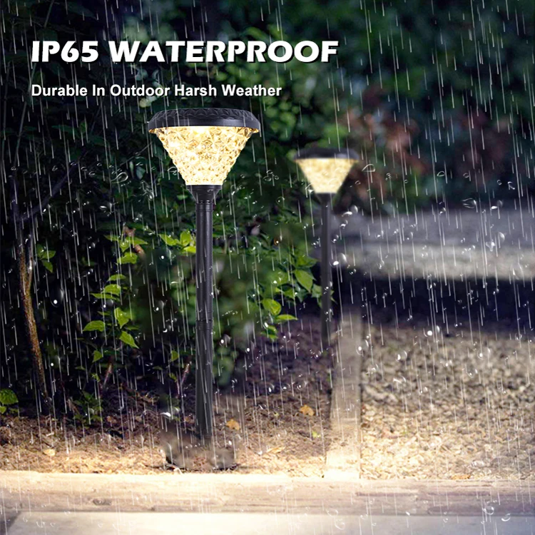 Newly PC ABS Outdoor Park Waterproof IP65 20w Landscape Decorative Courtyard Led Solar Garden Lamp