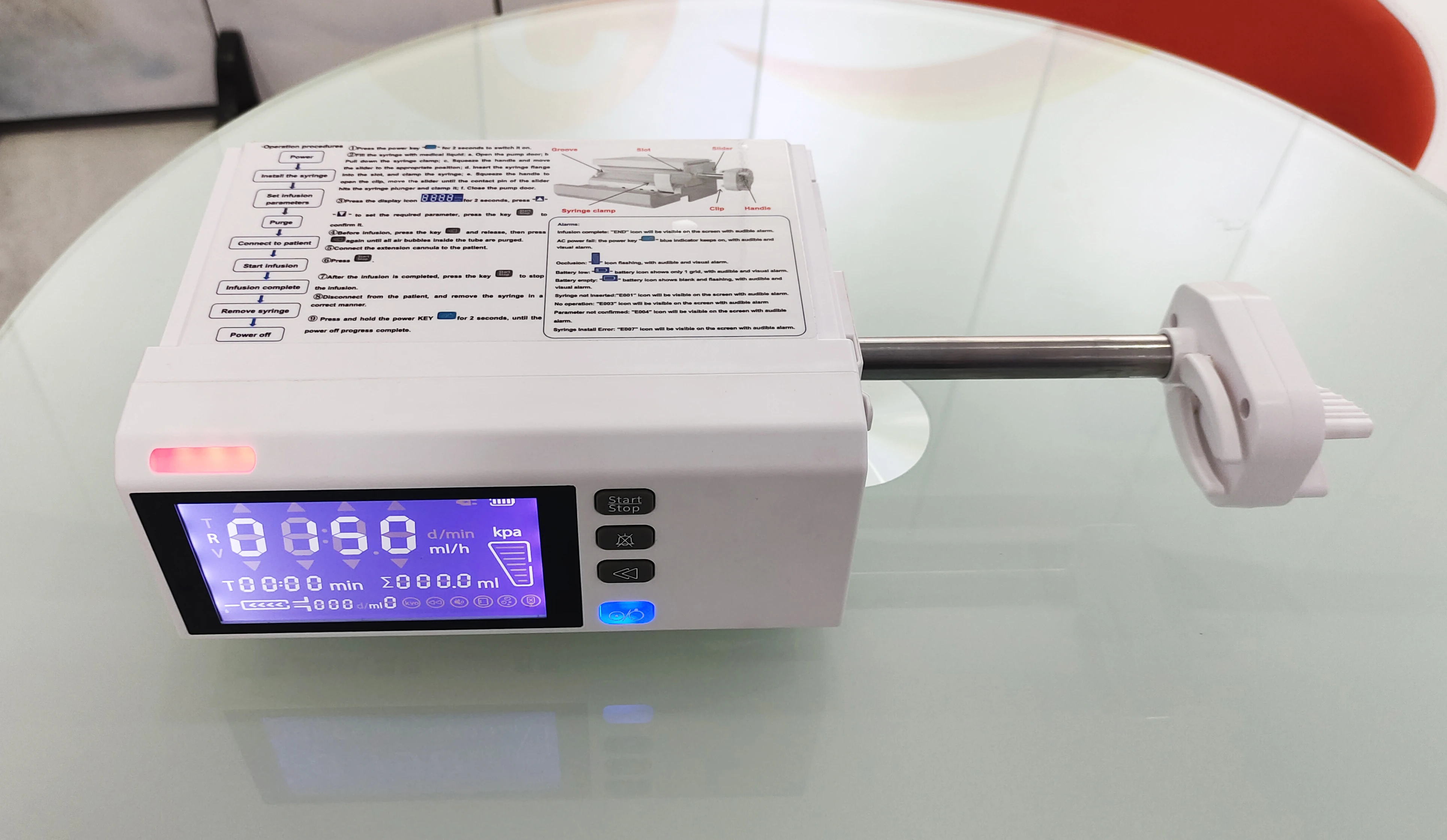 Sunbright Full digital portable vetrinary Syringe pump set Top 1 mini handheld pet clinic electric Syringe pump