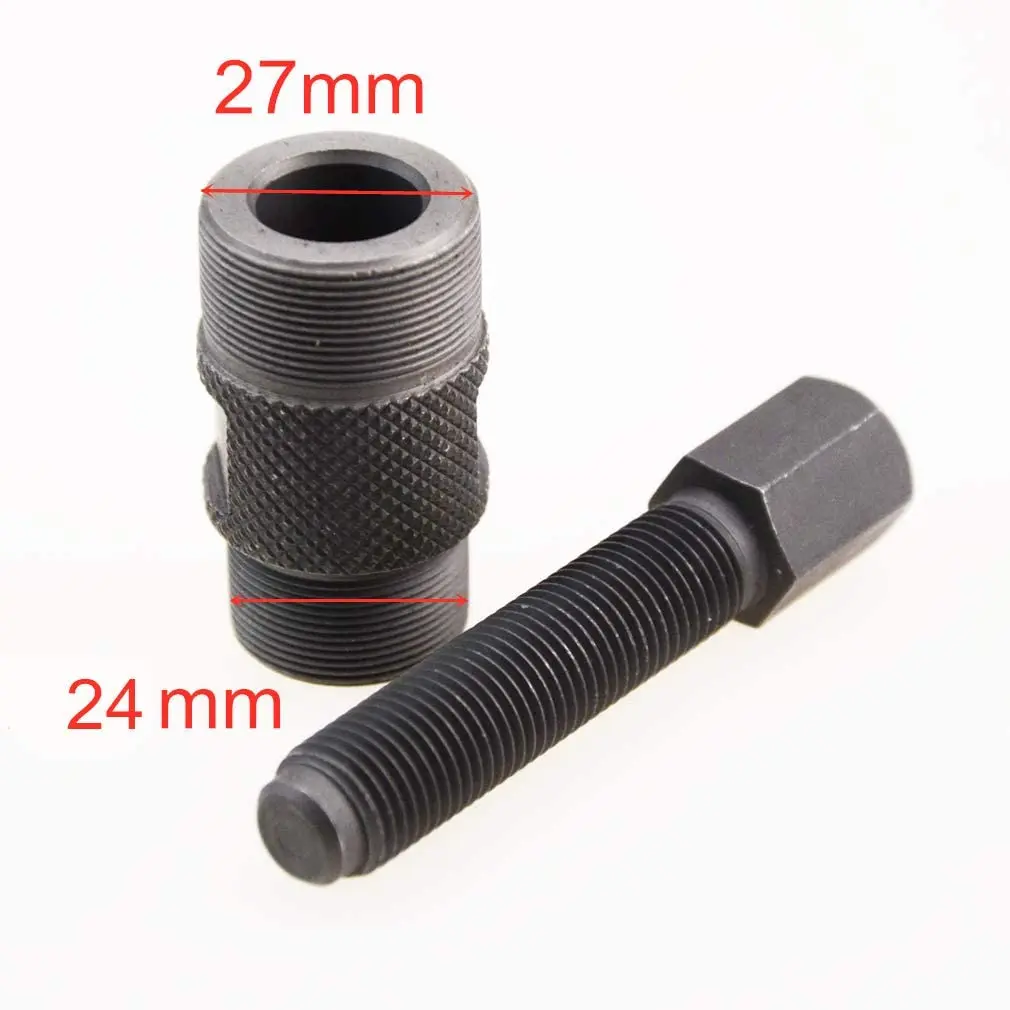 GOOFIT Stator Removal Kit Clutch Tool Double-head Repair Tools Magneto Pull Code 24mm/27mm Holder Replacement For Chinese Scoote