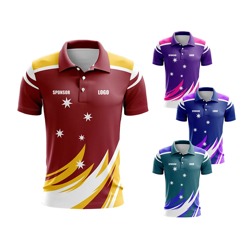 Полностью сублимационные пользовательские рубашки поло для