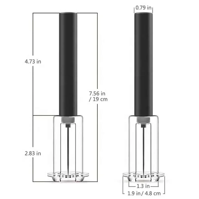 Amazon Top Seller 2020 Valentine Day Gift Air Pump Wine Opener Set with Corkscrew Preserver Kit