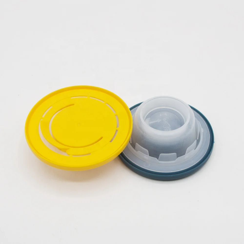 Diameter 50mm 52mm 60mm 62mm Ultrasound plastic spout caps lids cover for plastic paint bucket