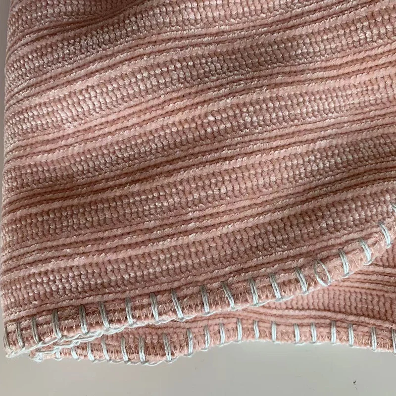 Best Selling Custom Chenille Fabric Sherpa Receiving Blankets Queen Size Plush Blanket