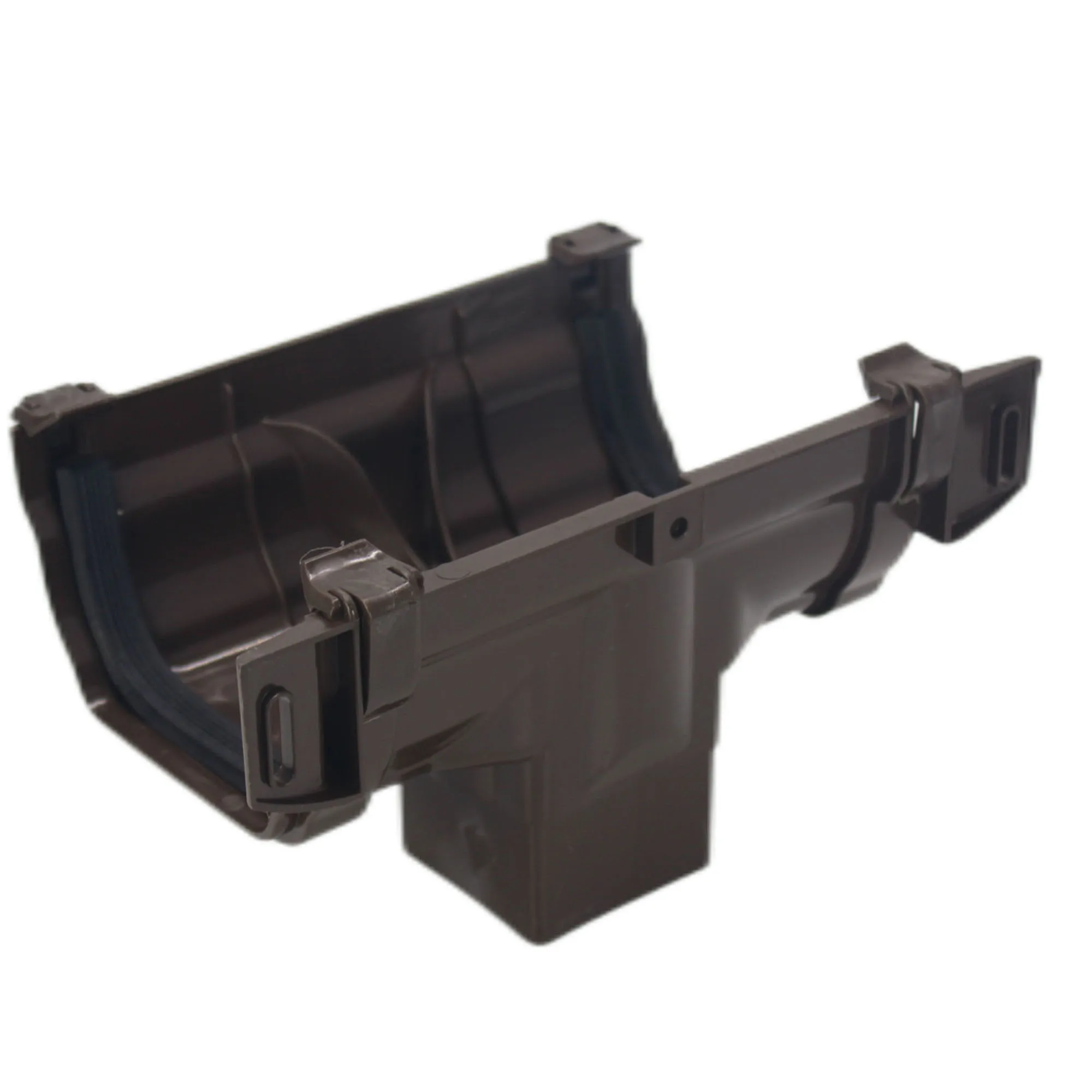 New material PVC Gutter 5.0 inch Drop Outer for Rainfall collection