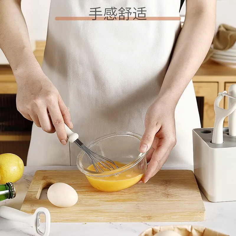 Cooking tools peeler scissors egg beater bottle opener set with storage base box