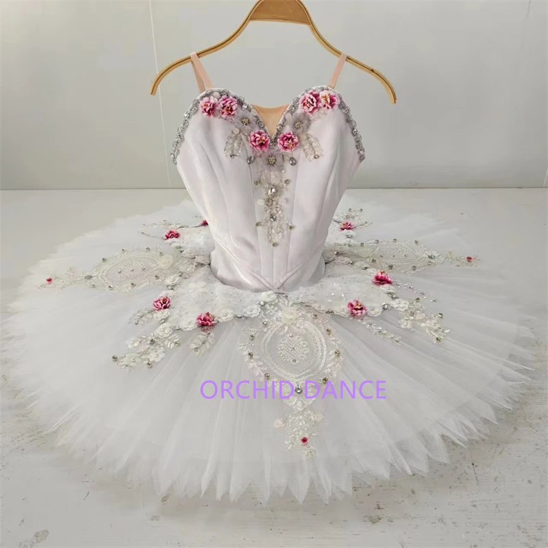 High Quality Unique Design Custom Size 12 Layers Performance Wear Adult Girls whiteProfessional Ballet Tutus