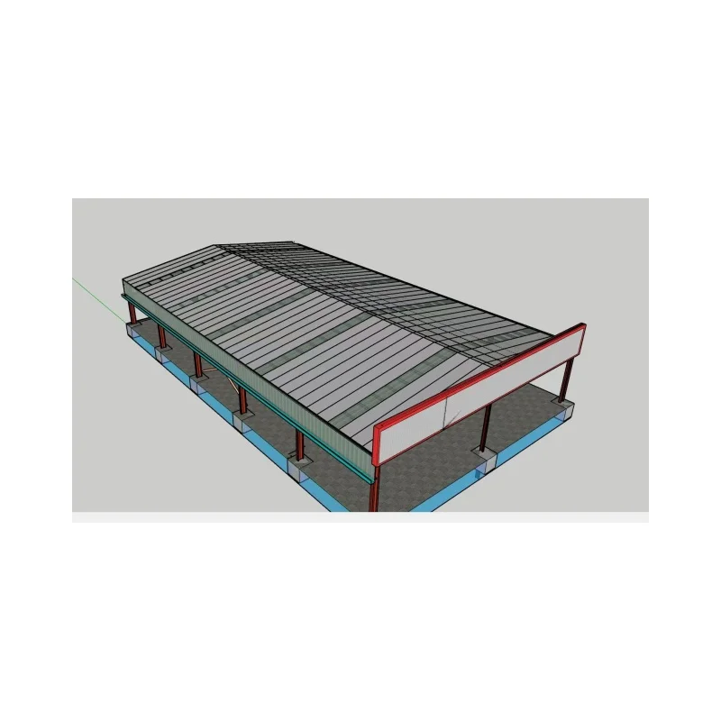 Modern Design Prefabricated Steel Structure Building Metal Warehouse Workshop for Sale in China
