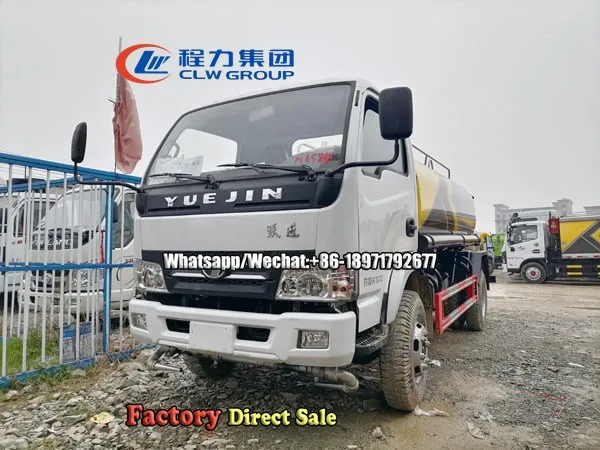Factory Price Water SprayTanker Water Spray Tank Truck With Bowser And Sprinkler