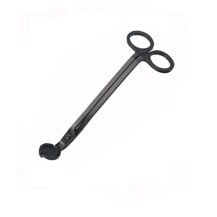 Personalized Stainless Steel White Wholesale Bulk Wood Custom Candle Wick Trimmer Cutter