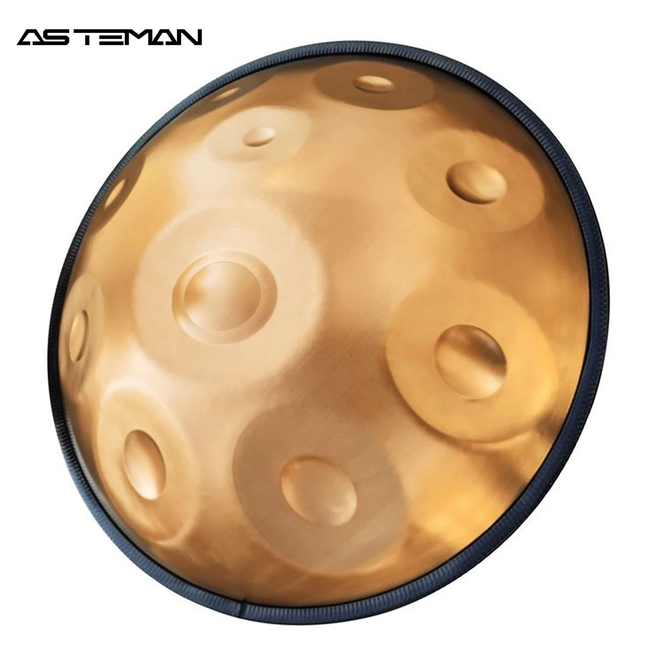 Factory Wholesale Handpan ASTEMAN  Golden 10 Note D minor high quality Steel handmade Drum Professional