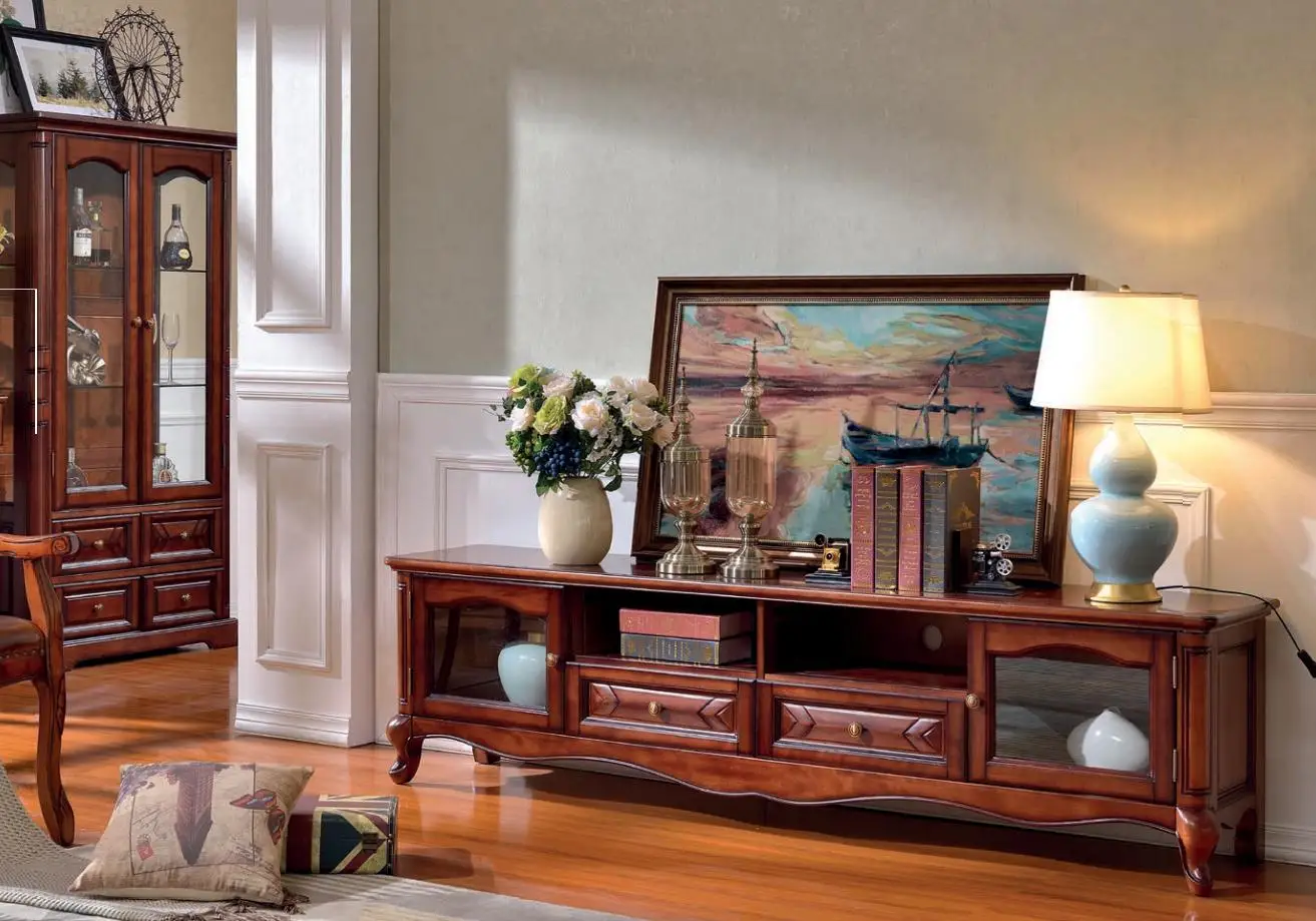 Factory Price Classic Style Solid Wood Living Room Chairs Living Room Cabinets Living Room Sofa Set GY23