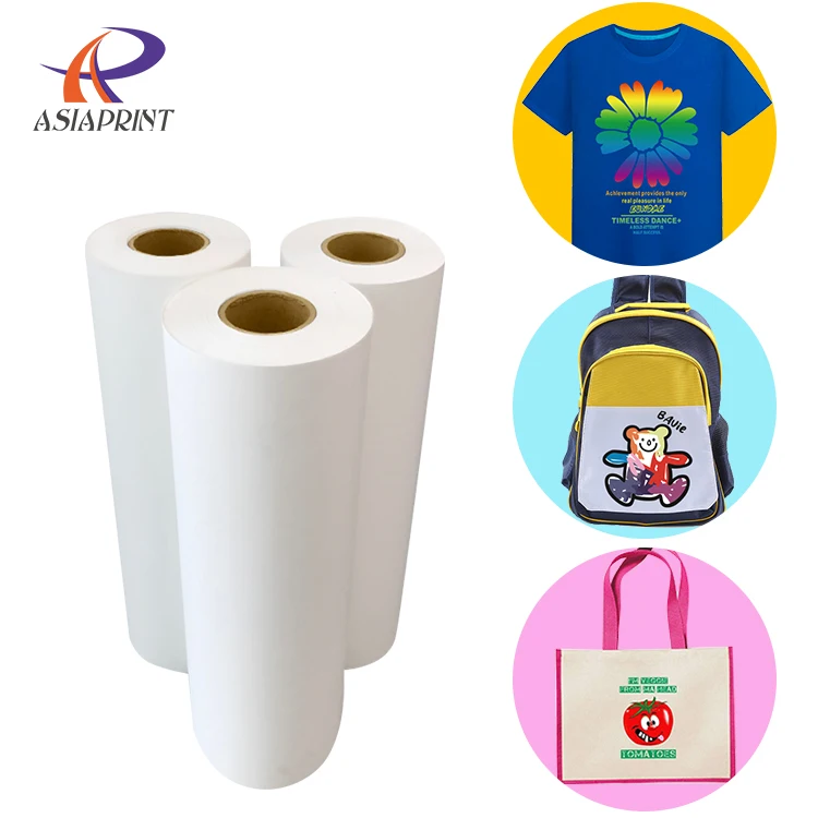 Hot Peel A3 30CM*100M 60CM100M Double-sided Release DTF PET Transfer Film Roll For Heatpress