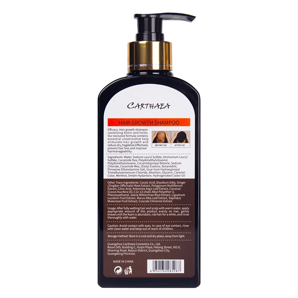 best Hair Growth Shampoo And Conditioner Private Label Professional Salon Products ginger Castor Oil organic hair growth shampoo