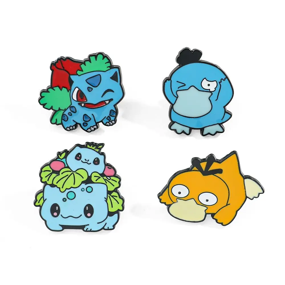 High Quality Manufacturer Customized Anime Cartoon Pokemon Metal Badge Hard Lapel Pin Soft Enamel Pin