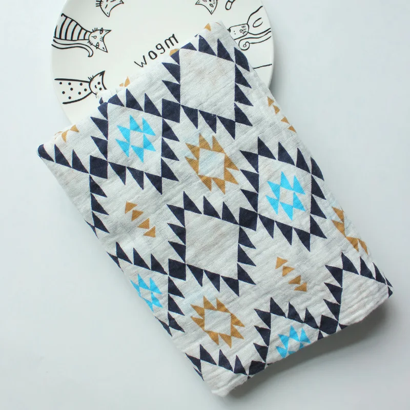 Wholesale Fashion Infant Baby Swaddle Blanket Cotton Muslin Breathable Swap Towel