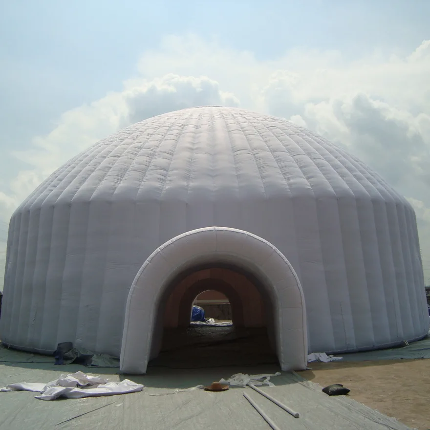 Commercial outdoor inflatable tent, event tent, party tent.