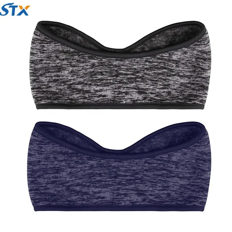Women Unisex Earmuff Workout Running Ski Wholesale Winter Fleece Sports Ear Warmers Headband Moisture Wicking Hairband For Men