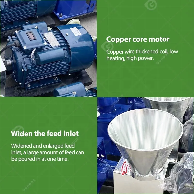 Cattle Plant Poultry Mill Feed Make 1 Ton Pelletizer Battery Operated Machine for Fish Feeds