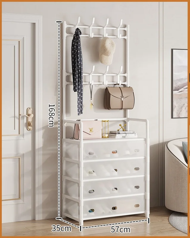 Standing 5 Layers Shoes Storage Rack Organizer Home Dustproof