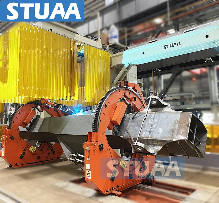 Robotic arm welding for STRUCTURAL STEEL I BEAM