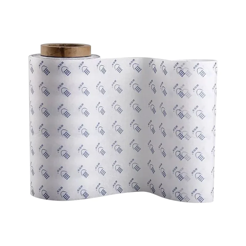 Custom black logo printing gift packing white tissue wrapping paper roll