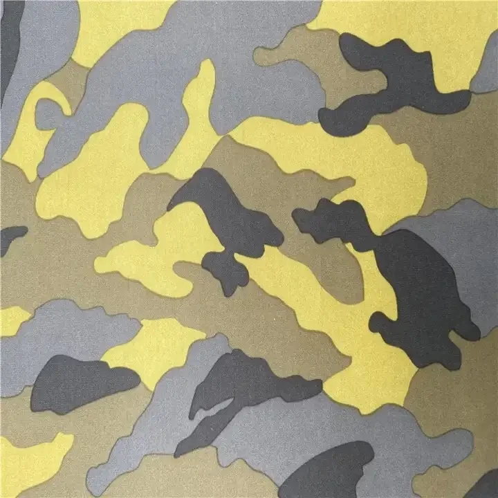 190t Polyester Taffeta Camouflage Fabric Taffeta Fabric 190t Fabric with Silver Coated