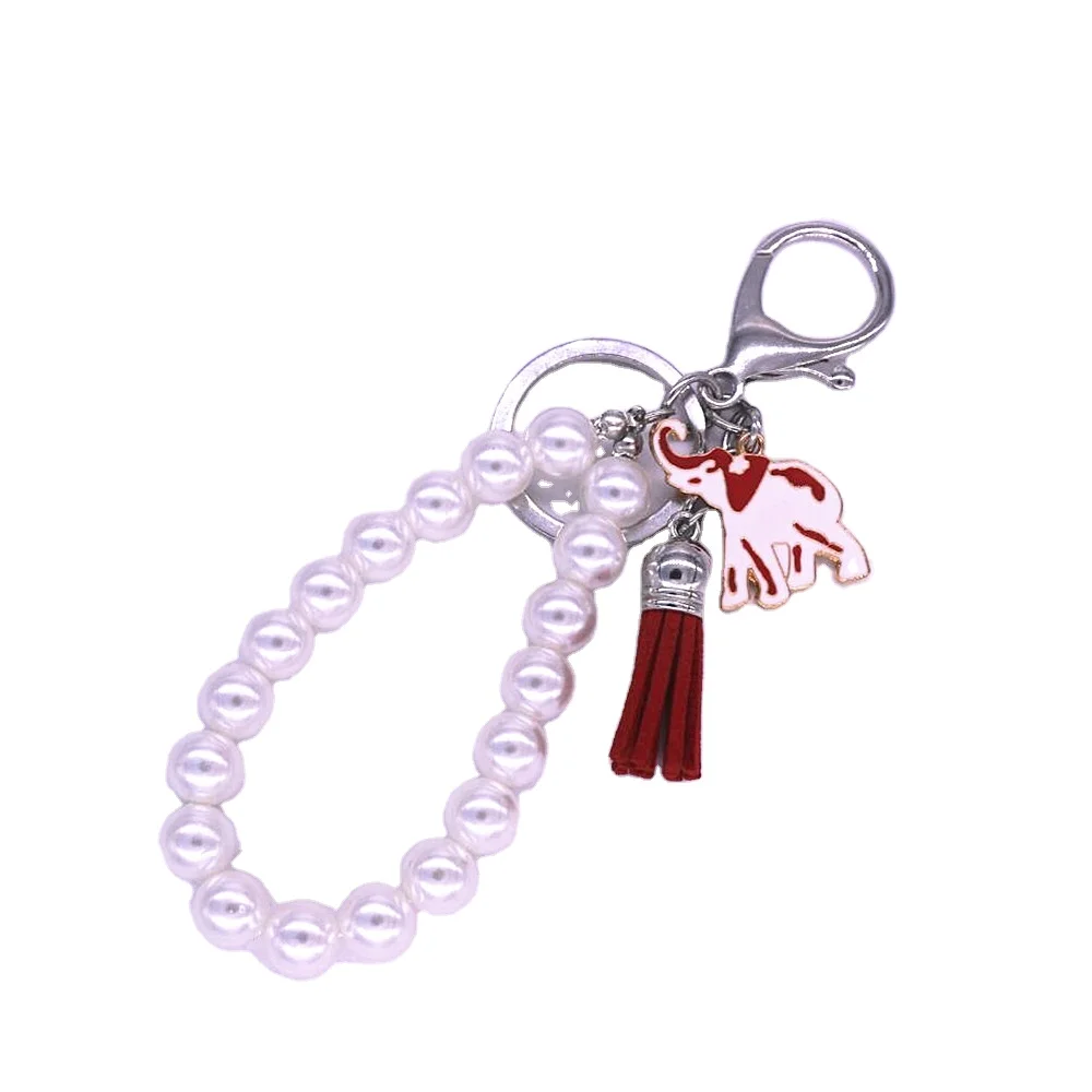 Exclusive University Magic Women Sisterhood Keyring Tassel And Enameled DST Inspired Elephant Charms Decorated Keychain Soror
