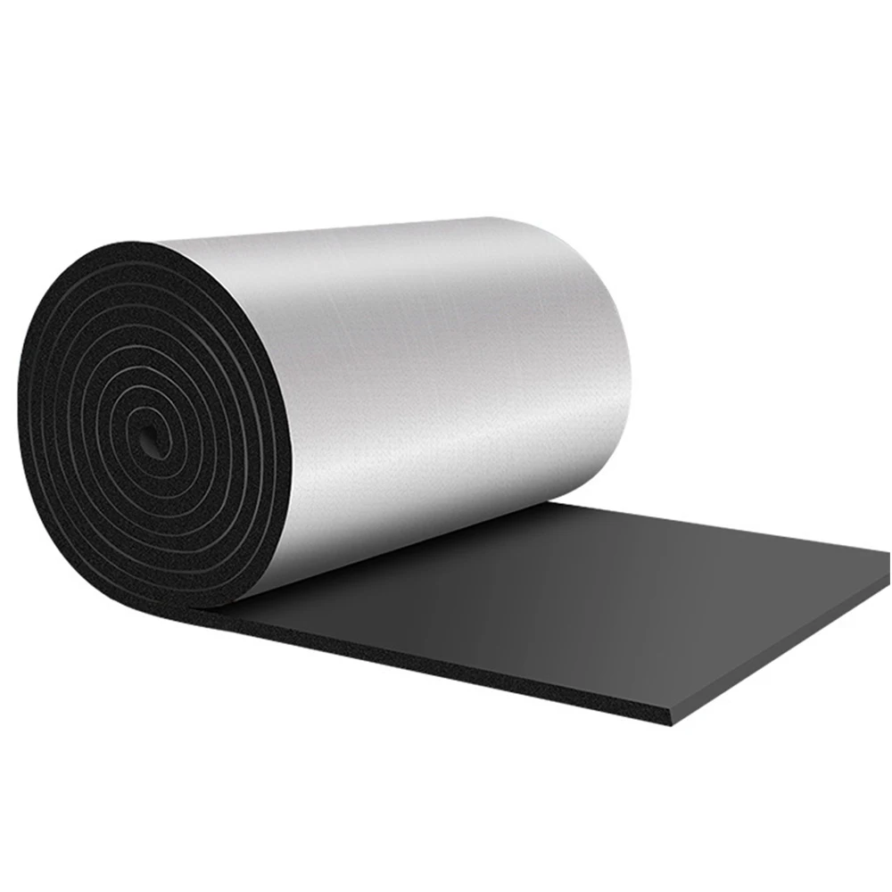 10mm nitrile rubber insulation sheet nbr production line insulation sheet with aluminum foil sheet