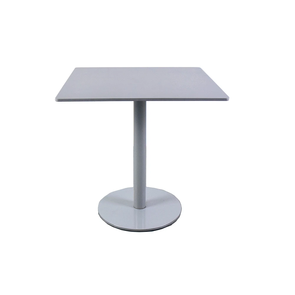 Foshan Wholesale Outdoor Aluminum Square Coffee Dining Tables Modern Patio Metal Restaurant Round Table