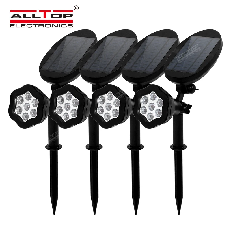ALLTOP China Wholesale RGB 7w IP65 Waterproof Outdoor Landscape Lawn LED Solar Garden Lamp