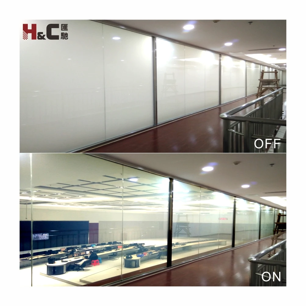 blind office partition electronic switchable pdlc smart film power supply