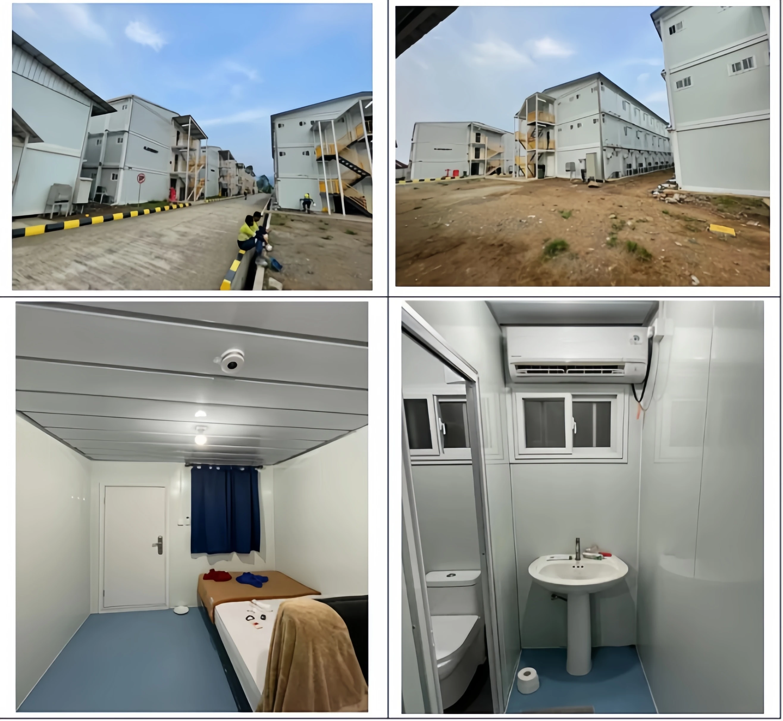 Portable Foldable Office Container Accommodation Cabin Prefab Packing 20 Footer Container House